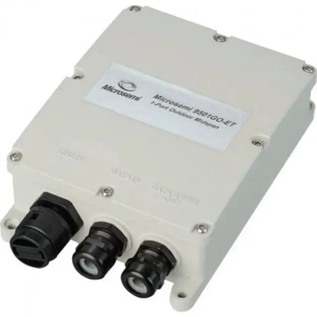 Alt view image 7 of 7 - Microsemi - PD-9501GO-ET/AC - Microsemi Single-port, 60W outdoor PoE midspan, IEEE 802.3at-compliant, extended