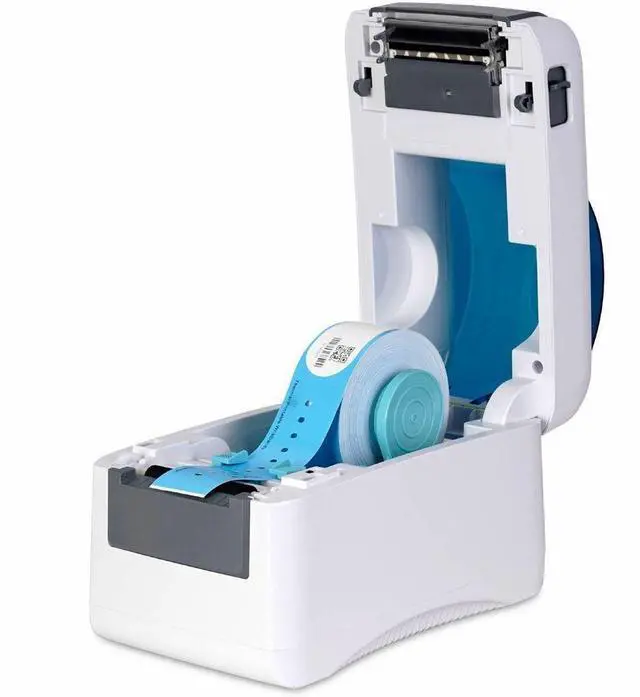 Alt view image 3 of 6 - Ambir LP230 Healthcare Direct Thermal Printer - Monochrome - Label Print - Fast Ethernet - USB - 70" Print Length x 2.12" Print Width - 6 lps Mono - 300 dpi - 2.36" Label Width x 35