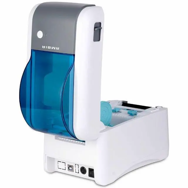 Alt view image 2 of 6 - Ambir LP230 Healthcare Direct Thermal Printer - Monochrome - Label Print - Fast Ethernet - USB - 70" Print Length x 2.12" Print Width - 6 lps Mono - 300 dpi - 2.36" Label Width x 35