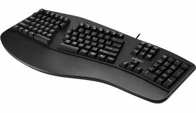 Alt view image 3 of 13 - Adesso EasyTouch 150 Keyboard - Cable Connectivity - USB Interface - 104 Key(s) - CoPilot Hot Key(s) - Windows, Mac OS - English (US) - PC, Mac - CHERRY MX Brown Keyswitch