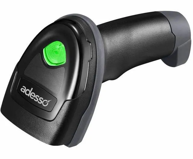 Alt view image 3 of 8 - Adesso Wireless/Bluetooth/Wired 2D Barcode Scanner with Charging Cradle - Cable/Wireless Connectivity - 2D, 1D - CMOS - Bluetooth - USB - IP42 - Warehouse, Inventory,