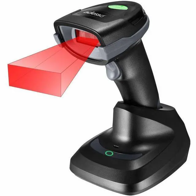 Alt view image 5 of 8 - Adesso Wireless/Bluetooth/Wired 2D Barcode Scanner with Charging Cradle - Cable/Wireless Connectivity - 2D, 1D - CMOS - Bluetooth - USB - IP42 - Warehouse, Inventory,