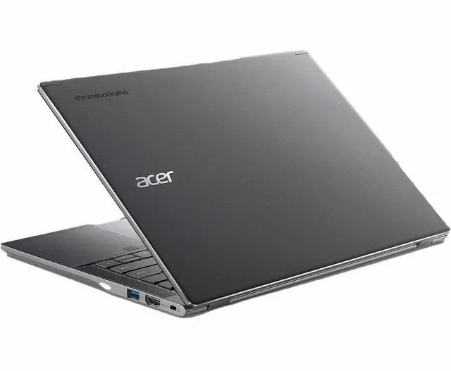 Alt view image 2 of 3 - Acer Chromebook Plus 514 CBE594-2T CBE594-2T-519F 14" Touchscreen Chromebook - WUXGA - Intel Core 5 120U - 16 GB - 256 GB SSD - English (US) Keyboard - Iron - Intel Chip - 1920 x 1200 - ChromeOS