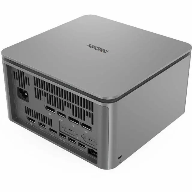 Alt view image 3 of 9 - Lenovo ThinkCentre neo Ultra 12W1001DUS Desktop Computer - Intel Core i7 14th Gen i7-14700 - vPro Technology - 32 GB - 1 TB SSD - Tiny - Luna Gray - Intel Chip - Windows 11 Pro - NVIDIA GeForce RTX 40