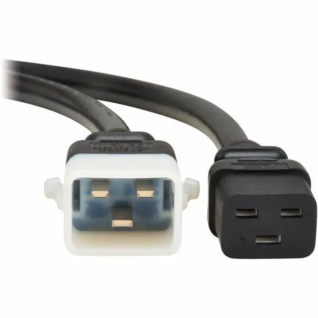 Alt view image 6 of 8 - Eaton Tripp Lite Series PDU Power Cord C19 to P-Lock C20 Heavy-Duty 20A 250V 12 AWG 4 ft. 1.2 m Black
