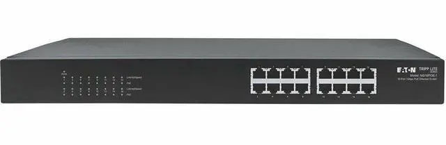 Alt view image 6 of 13 - Eaton Tripp Lite Series 16-Port Unmanaged Ethernet Switch with PoE+