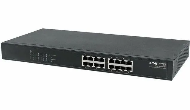 Alt view image 7 of 13 - Eaton Tripp Lite Series 16-Port Unmanaged Ethernet Switch with PoE+