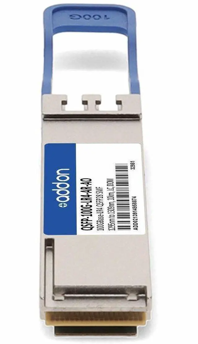 Alt view image 8 of 14 - AddOn Arista Networks QSFP-100G-LR4 Compatible TAA Compliant 100GBase-LR4 QSFP28 Transceiver (SMF,