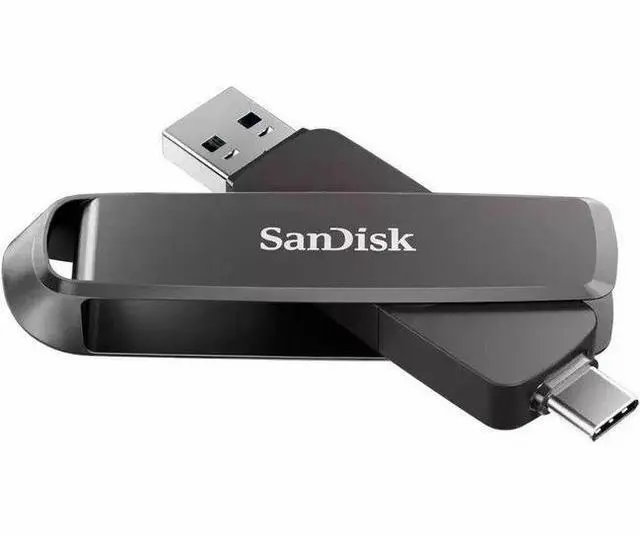 Alt view image 3 of 7 - SanDisk USB Extreme PRO Dual Drive Flash Drive 2TB  SDDDE1-2T00-G46