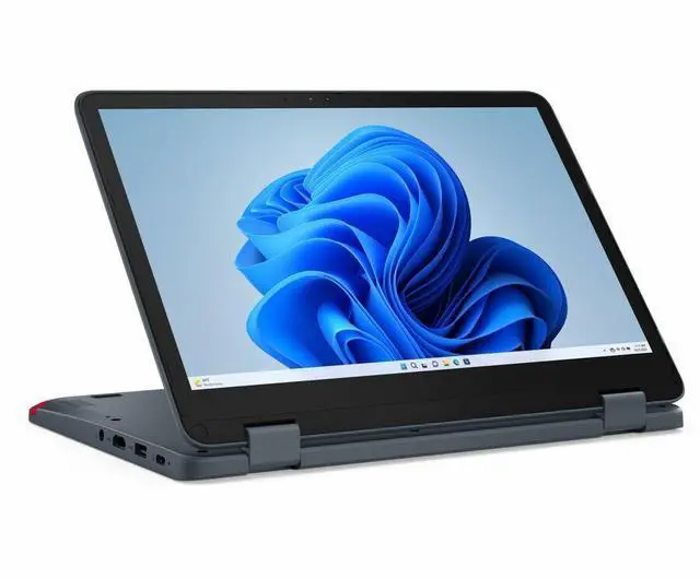 Alt view image 3 of 7 - Lenovo 500w Gen 5 83LH0005US 12.2" Touchscreen Notebook - Intel N-Series N150 - 8 GB - 128 GB SSD - Windows 11 Pro - Webcam - IEEE 802.11ax Wireless LAN Standard