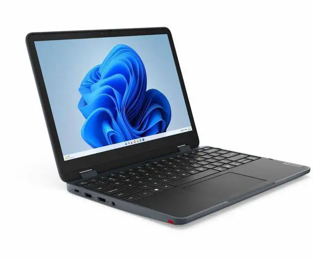 Alt view image 7 of 7 - Lenovo 500w Gen 5 83LH0005US 12.2" Touchscreen Notebook - Intel N-Series N150 - 8 GB - 128 GB SSD - Windows 11 Pro - Webcam - IEEE 802.11ax Wireless LAN Standard