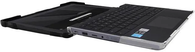 Alt view image 3 of 8 - Gumdrop SlimTech for Asus CR1100 (2-in-1 and Clamshell) - For Asus Chromebook - Textured Grip - Shock Proof, Bump Resistant, Scratch Resistant, Scuff Resistant - Thermoplastic Polyurethane (TPU)