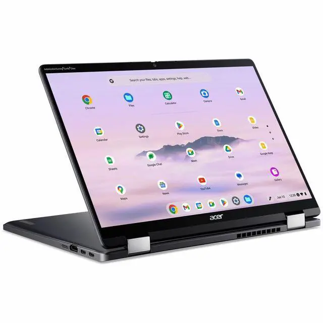Alt view image 5 of 7 - Acer Chromebook Plus Spin 714 CPE794-1N CPE794-1N-56FV 14" Touchscreen Convertible 2 in 1 Chromebook - WUXGA - Intel Core Ultra 5 125U - 16 GB - 256 GB SSD - English (US) Keyboard - Iron - Intel