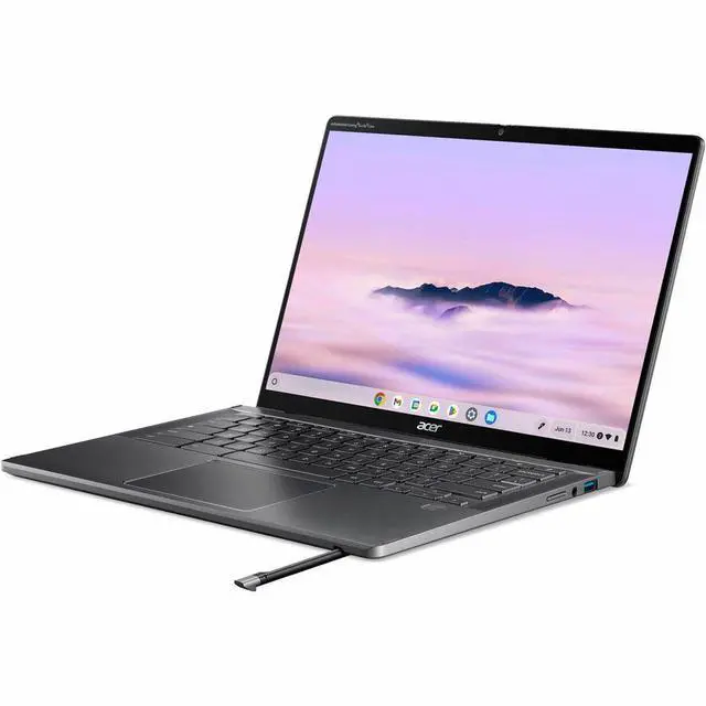 Alt view image 6 of 7 - Acer Chromebook Plus Spin 714 CPE794-1N CPE794-1N-56FV 14" Touchscreen Convertible 2 in 1 Chromebook - WUXGA - Intel Core Ultra 5 125U - 16 GB - 256 GB SSD - English (US) Keyboard - Iron - Intel