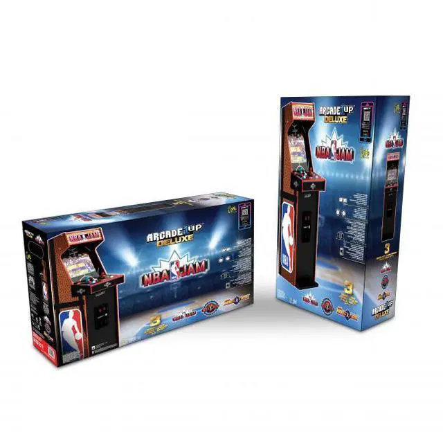 Alt view image 9 of 9 - Arcade1up ARCU400811 NBA Jam Deluxe 2-Player Arcade Cabinet