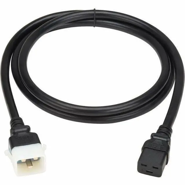 Main image of Tripp Lite series P036-E06 Standard Power Cord - For Blade Server, Network Switch, Server, Router, Network Device, UPS, PDU, Computer, Monitor, HDTV, Printer, ... - 12 Gauge - 250 V AC / 20 A - Black