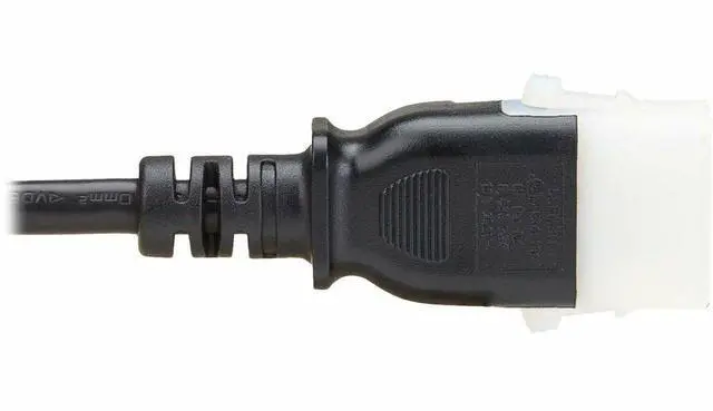 Alt view image 4 of 7 - Eaton Tripp Lite Series PDU Power Cord, C13 to P-Lock C14 - North America and Europe Rated, 10A, 250V, 18AWG, 6 ft. (1.83m), Black - For PDU, Server, Switch, Computer, Rack, Cabinet, Printer, Workstat