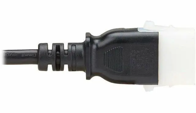 Alt view image 7 of 7 - Eaton Tripp Lite Series PDU Power Cord, C13 to P-Lock C14 - North America and Europe Rated, 10A, 250V, 18 AWG, 2 ft. (0.6 m), Black - For PDU, Computer, Monitor, HDTV, Printer, Server, UPS, Network De