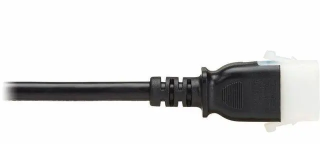 Alt view image 2 of 7 - Eaton Tripp Lite Series PDU Power Cord, C15 to P-Lock C14 - Heavy-Duty, 15A, 250V, 14 AWG, 6 ft. (1.8 m), Black - For PDU, Computer, Monitor, HDTV, Printer, Server, UPS, Network Device, Switch, Workst