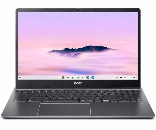 Alt view image 3 of 9 - Acer Chromebook Plus 515 CBE595-2 CBE595-2-36JT 15.6" Chromebook - Full HD - Intel Core 3 100U - 8 GB - 256 GB SSD - English (US) Keyboard - Iron