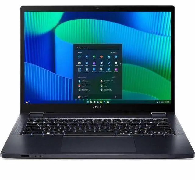 Alt view image 3 of 9 - Acer TravelMate P4 Spin 14 P414RN-54 TMP414RN-54-72F5 14" Touchscreen Convertible 2 in 1 Notebook - WUXGA - Intel Core Ultra 7 155U - 16 GB - 1 TB SSD - English Keyboard - Blue