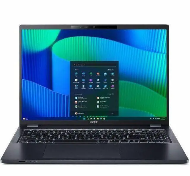 Alt view image 3 of 9 - Acer TravelMate P4 16 P416-53 TMP416-53-795G 16" Notebook - WUXGA - Intel Core Ultra 7 155U - 16 GB - 1 TB SSD - English Keyboard - Blue