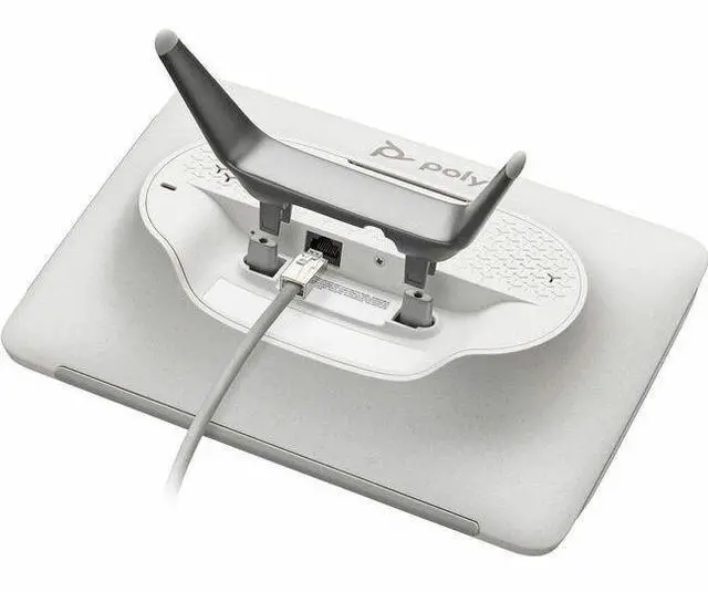 Alt view image 2 of 8 - HP Poly Video Poly Wall Mount for Touch Panel - White Model 874P5AA