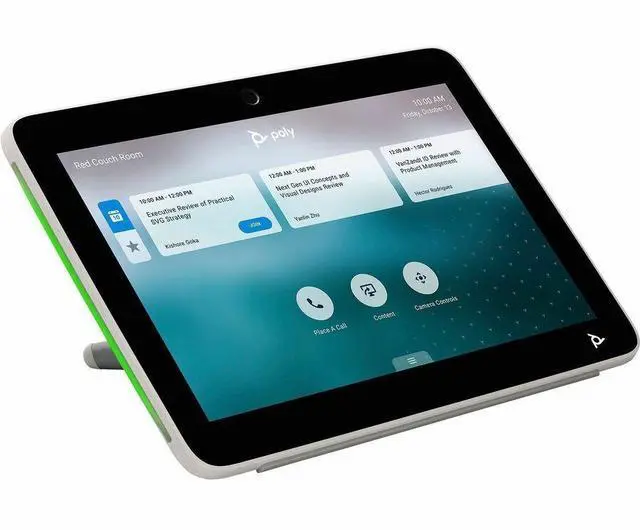 Alt view image 5 of 8 - HP Poly Video Poly Wall Mount for Touch Panel - White Model 874P5AA