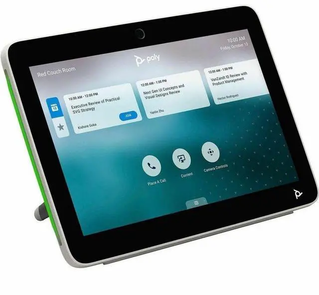 Alt view image 7 of 8 - HP Poly Video Poly Wall Mount for Touch Panel - White Model 874P5AA