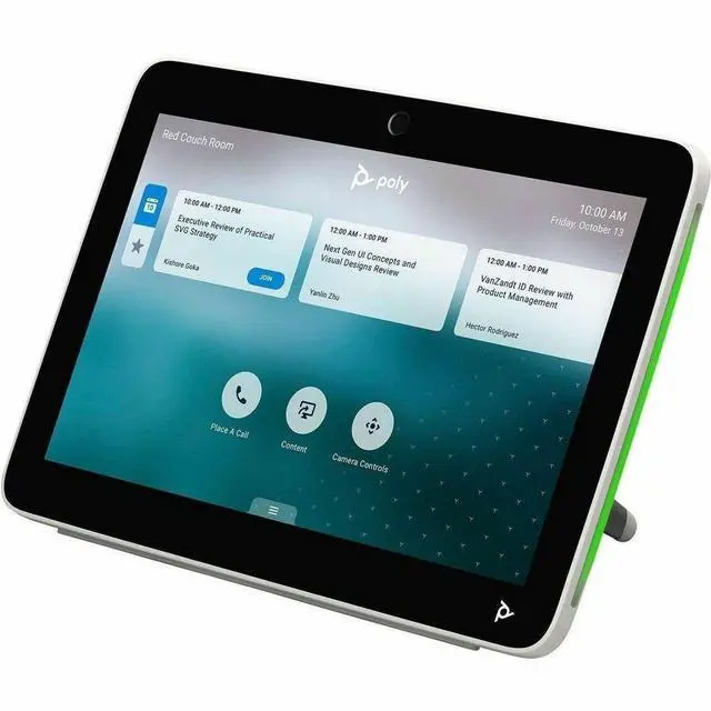Alt view image 8 of 8 - HP Poly Video Poly Wall Mount for Touch Panel - White Model 874P5AA