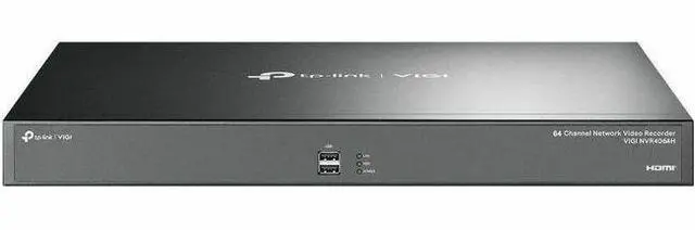 Main image of TP Link VIGI NVR4064H - VIGI 64 Channel Network Video Recorder - VIGI 64 Channel Network Video Recorder SPEC: H.265+/H.265/H.264+/H.264, Up to 8MP resolution, RX/TX-320Mbps/320Mbps, 32MP Decoding Capa