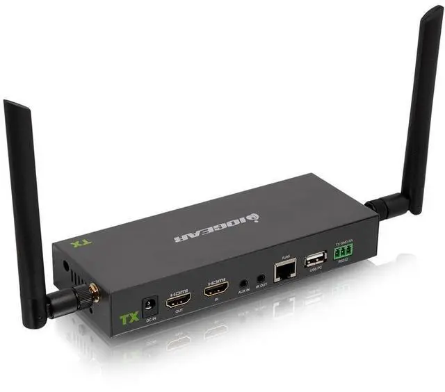 Alt view image 9 of 9 - IOGEAR Long Range Wireless 4K@60 Switch/Splitter Transmitter for GWLRSSKIT4K