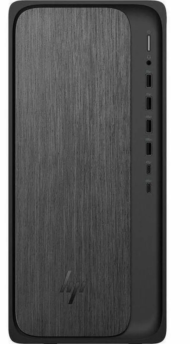 Main image of HP OmniDesk M02-0000a M02-0310 Desktop Computer - AMD Ryzen 5 8500G - 8 GB - 512 GB SSD - Gray Wood, Jack Black - AMD Chip - Windows 11 Home - AMD Radeon Graphics DDR5 SDRAM - IEEE 802.11 a/b/g/n/ax