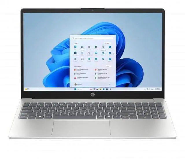 Main image of HP 15.6" FHD Notebook Intel Core 7 150U 16GB RAM 512GB SSD Natural Silver - Intel Core 7 150U Deca-core - 15.6" FHD Anti-glare Display - 16 GB DDR4 RAM - 512 GB SSD - Up to 10 hours and 15 m
