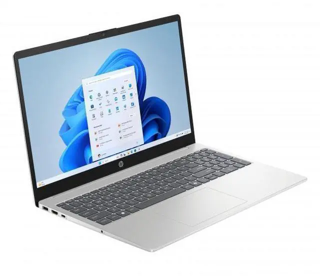 Alt view image 2 of 6 - HP 15.6" FHD Notebook Intel Core 7 150U 16GB RAM 512GB SSD Natural Silver - Intel Core 7 150U Deca-core - 15.6" FHD Anti-glare Display - 16 GB DDR4 RAM - 512 GB SSD - Up to 10 hours and 15 m