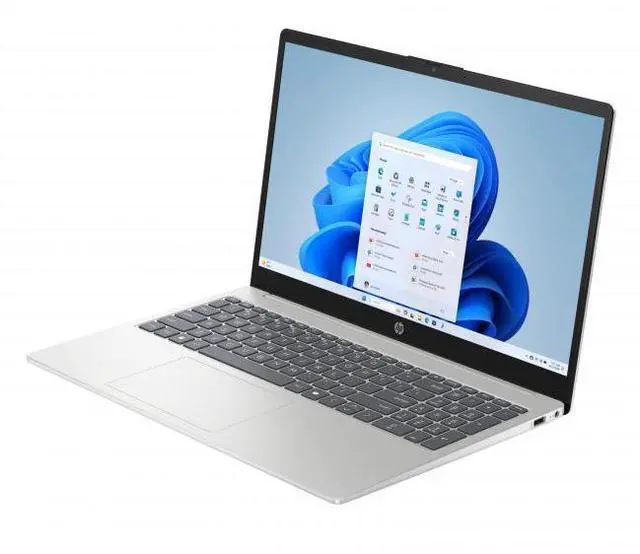 Alt view image 3 of 6 - HP 15.6" FHD Notebook Intel Core 7 150U 16GB RAM 512GB SSD Natural Silver - Intel Core 7 150U Deca-core - 15.6" FHD Anti-glare Display - 16 GB DDR4 RAM - 512 GB SSD - Up to 10 hours and 15 m