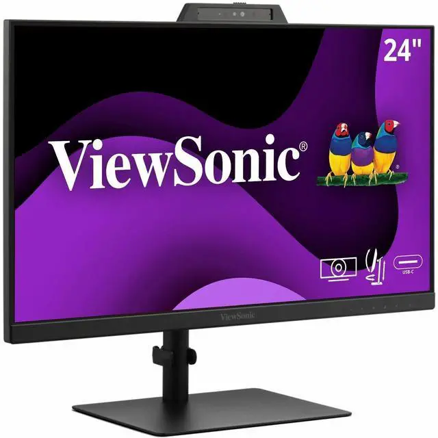 Alt view image 18 of 19 - ViewSonic VG2441V 23.8" 16:9 Full HD 120Hz Video Conferencing USB-C IPS LED Monitor