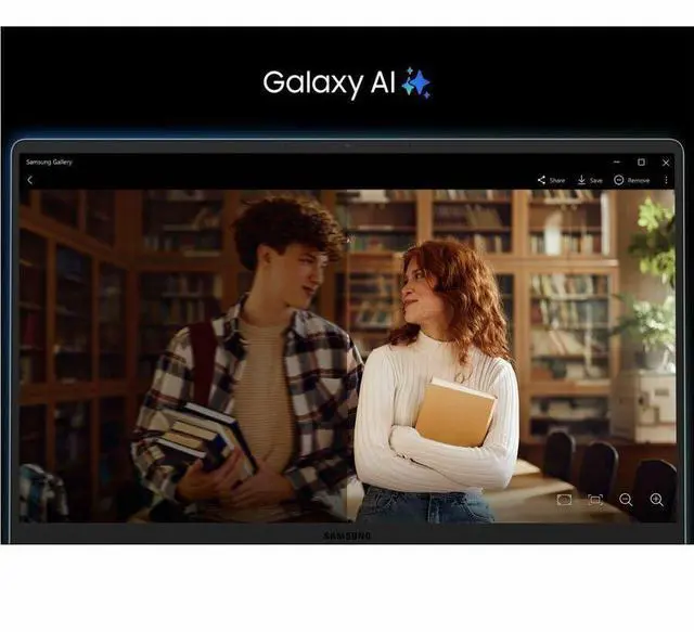 Alt view image 6 of 7 - Samsung Galaxy Book5 NP754XHD-KB2US 15.6" Notebook - Full HD - Intel Core Ultra 5 255U - 16 GB - 256 GB SSD - Silver - Intel Chip - 1920 x 1080 - In-plane Switching (IPS) Technology - 19 Hours Ba