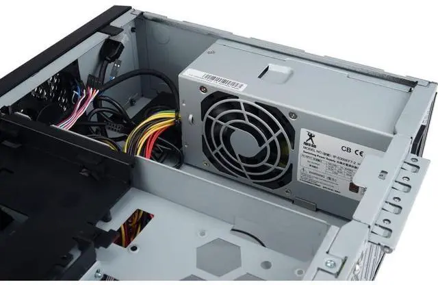 Alt view image 2 of 7 - In Win Computer Case - Desktop - Black - 300 W - Power Supply Installed - Micro ATX Motherboard Supported