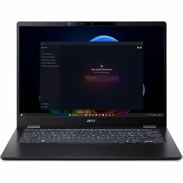 Alt view image 2 of 8 - Acer TravelMate P614-54-783H COPILOT Intel Core Ultra 7-256V 16GB 1TB 14" WQXGA+ W11P Model NX.BJJAA.001