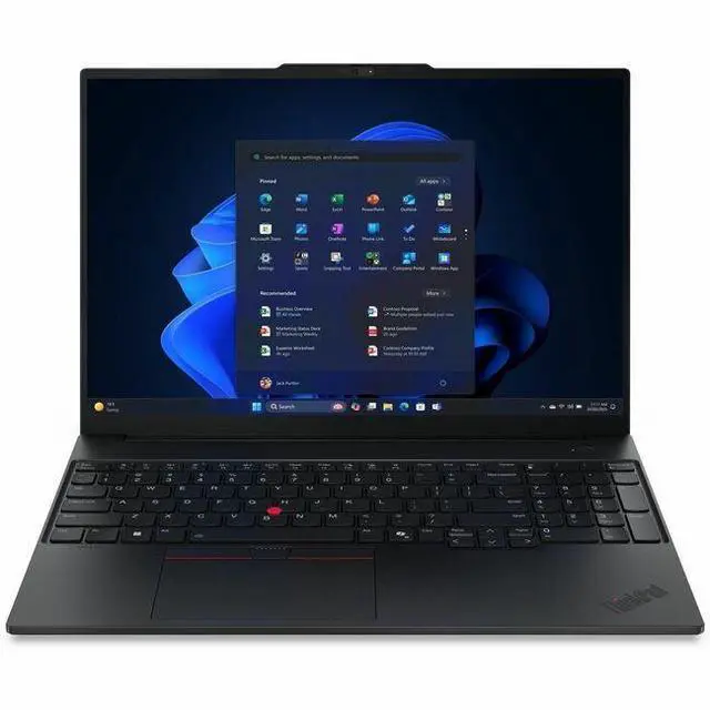 Main image of Lenovo ThinkPad E16 Gen 3 21TF0027US 16" Notebook - WUXGA - Intel Core 7 240H - 16 GB - 512 GB SSD - English Keyboard - Black - Intel Chip - 1920 x 1200 - Windows 11 Pro - Intel - In-plane Switch