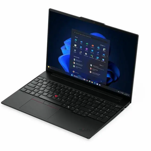 Alt view image 2 of 8 - Lenovo ThinkPad E16 Gen 3 21TF0027US 16" Notebook - WUXGA - Intel Core 7 240H - 16 GB - 512 GB SSD - English Keyboard - Black - Intel Chip - 1920 x 1200 - Windows 11 Pro - Intel - In-plane Switch