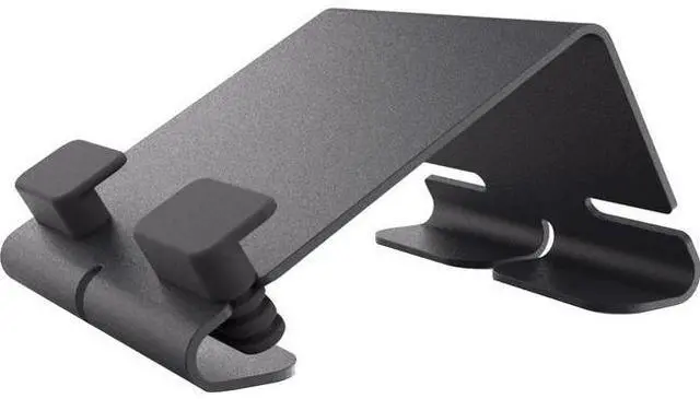 Main image of Heckler Design @Rest - Universal Tablet Stand - 3.2" Height x 4.8" Width x 6.5" Depth - Steel - Gray, Black - Sturdy