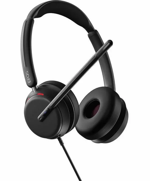 Alt view image 5 of 7 - EPOS IMPACT 860T Headset - Microsoft Teams Certification - Stereo - USB Type C - Wired - On-ear, Over-the-head - Binaural - Supra-aural - Noise Canceling