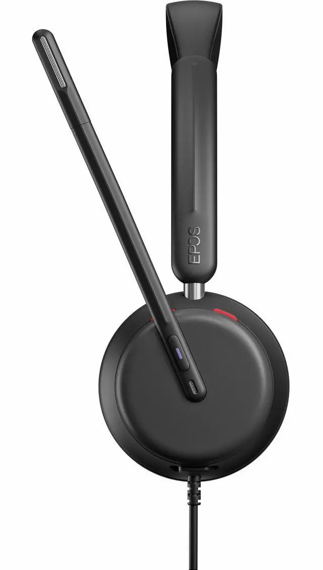 Alt view image 6 of 7 - EPOS IMPACT 860T Headset - Microsoft Teams Certification - Stereo - USB Type C - Wired - On-ear, Over-the-head - Binaural - Supra-aural - Noise Canceling