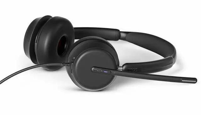 Alt view image 7 of 7 - EPOS IMPACT 860T Headset - Microsoft Teams Certification - Stereo - USB Type C - Wired - On-ear, Over-the-head - Binaural - Supra-aural - Noise Canceling