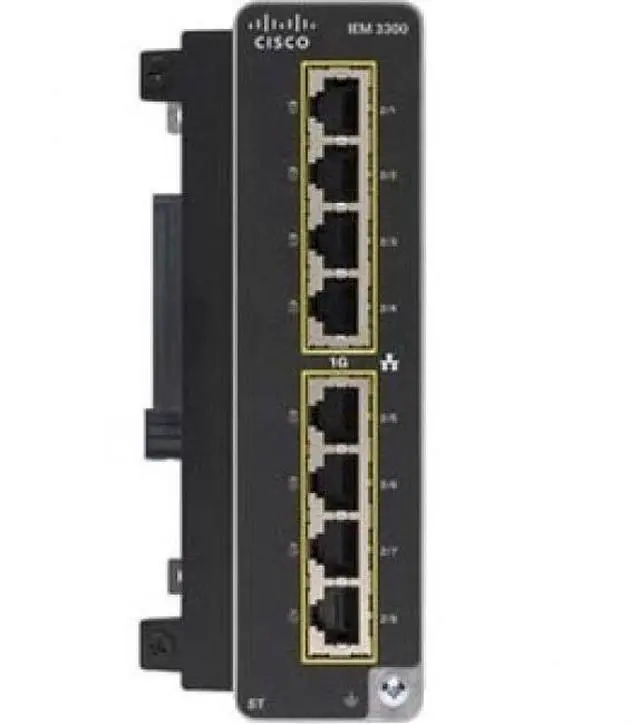 Alt view image 5 of 5 - Cisco Catalyst Ie3300 Rugged Series Module 8 Non-Poe Copper