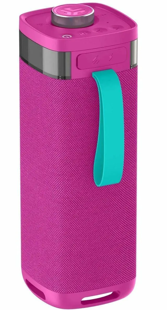 Alt view image 10 of 14 - JLab JBuds Party Portable Bluetooth Speaker System - 30 W RMS - Pink - 60 Hz to 20 kHz - Battery Rechargeable