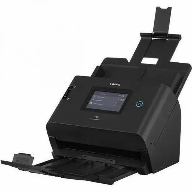 Alt view image 2 of 11 - Canon imageFORMULA DR-S350NW Large Format Sheetfed Scanner - 600 dpi Optical - 24-bit Color - 8-bit Grayscale - 50 ppm (Mono) - 50 ppm (Color) - Color Scan - Duplex Scanning - Plain Paper, Paper Docum