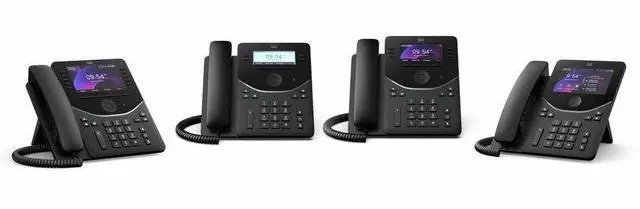 Alt view image 3 of 4 - Cisco 9841 IP Phone - Corded, 4 x Total Line - VoIP - 3.5" LCD - 2 x Network (RJ-45) - PoE Ports